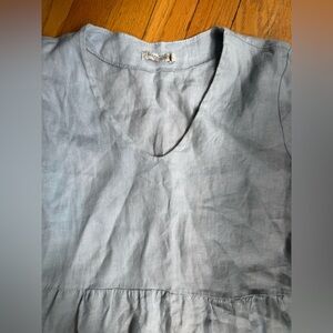 Elegant Long Sleeve Dress in Light Blue